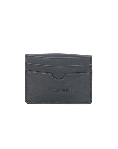 Portacarte Anys CO in pelle grigia - 10,4x7,5 cm
