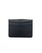 Portacarte Anys LA in pelle nera - 10,4x7,5x0,2 cm