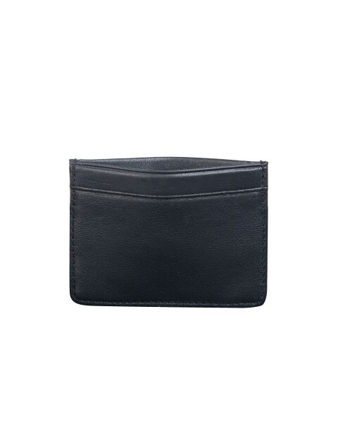 Porte-cartes en Cuir Anys LA noir - 10,4x7,5x0,2 cm