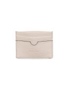 Porte-cartes en Cuir Anys Z blanc lin - 10,4x7,5 cm