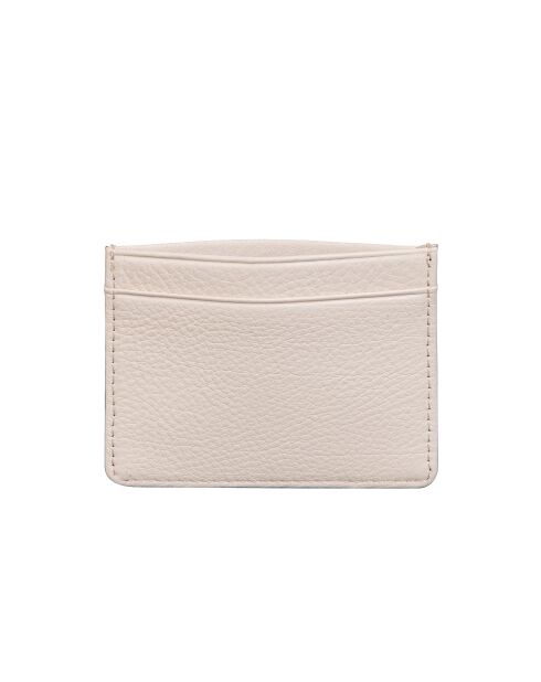 Portacarte in pelle Anys Z Lino Bianco - 10,4 x 7,5 cm