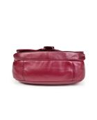 Enara Z karmijnrode leren schoudertas - 23x12x10,5 cm