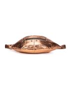 Riñonera de piel en oro rosa - 20x12x6 cm