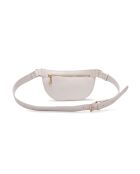 Ully GL Gürteltasche aus weißem Leder, 20 x 12 x 2,5 cm