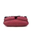 Lisia BU Schultertasche aus auberginem Leder - 27x19x4 cm