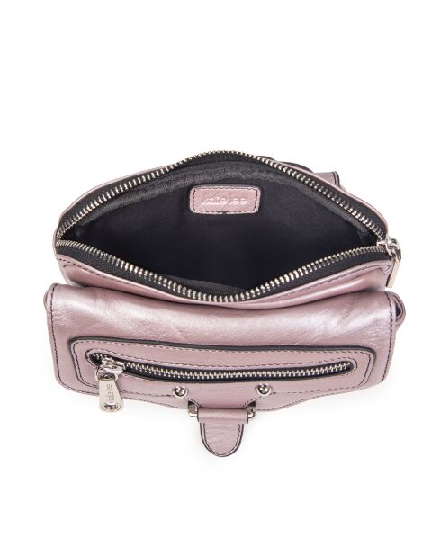 Hena Z schoudertas van nertsleer - 17,5x10x6 cm