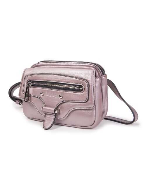 Hena Z schoudertas van nertsleer - 17,5x10x6 cm