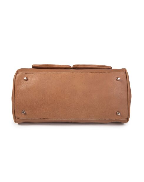 Borsa tote Oria VC in pelle naturale - 34x25x18 cm