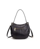 Hobo Ully GL Schultertasche aus schwarzem Leder - 30x13x24 cm