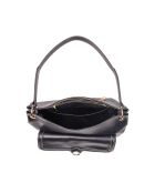 Hobo Ully GL Schultertasche aus schwarzem Leder - 30x13x24 cm