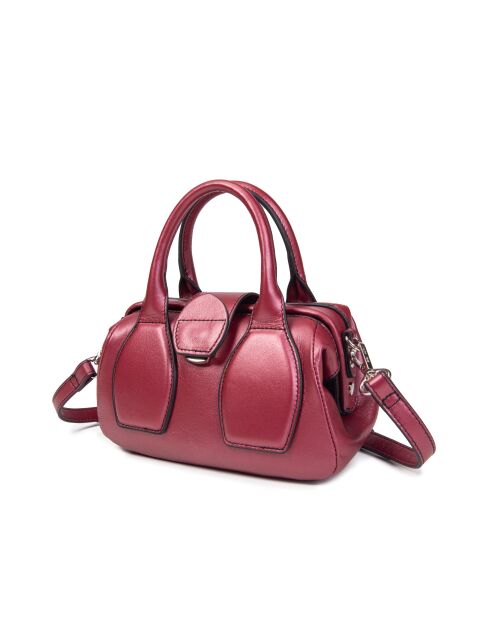 Pikasso Z karminrote Handtasche - 22x12x9 cm