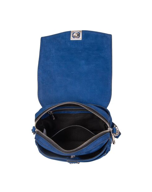 Adrielle Azure leren schoudertas