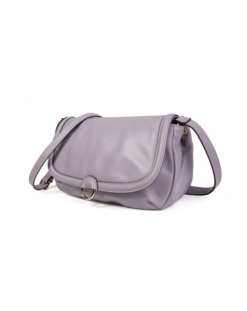 New Zelie GL Pebble Schultertasche aus Leder, 32 x 16 x 12 cm