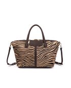 July Fur Leo zebra boodschappentas - 24,5x18x10 cm