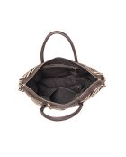 July Fur Leo zebra boodschappentas - 24,5x18x10 cm