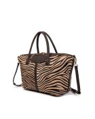 July Fur Leo zebra boodschappentas - 24,5x18x10 cm