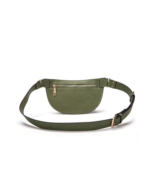 Ully GL Gürteltasche aus mandelfarbenem Leder - 20x12x2,5 cm