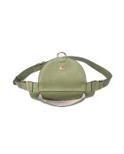 Riñonera Ully GL de piel almendra - 20x12x2,5 cm