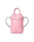 Velya roze leren telefoonhoesje - 12,5x16,5x2,5 cm