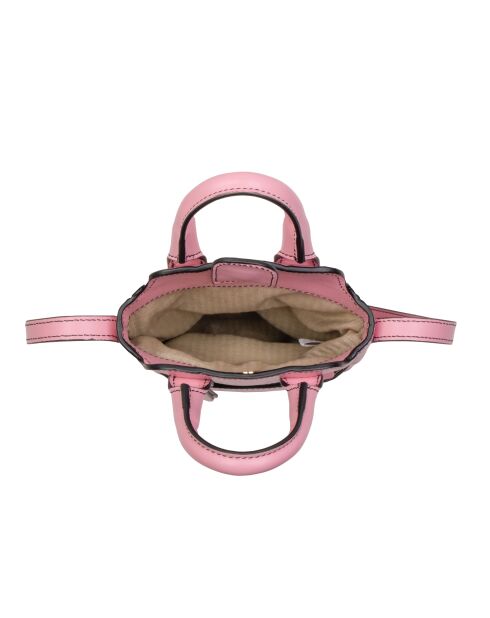 Velya roze leren telefoonhoesje - 12,5x16,5x2,5 cm