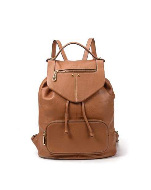 Sena Buff buff gouden leren rugzak - 33x35x13 cm