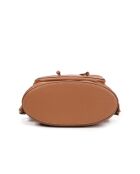 Sena Buff buff gouden leren rugzak - 33x35x13 cm