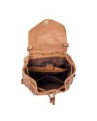 Sena Buff buff gouden leren rugzak - 33x35x13 cm