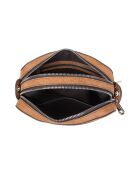 Renee VC Schultertasche aus Mahagoni-Leder - 23x14x8 cm