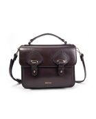 Eiffel Bag SYM bruine mogano leren boekentas - 22x18x10 cm