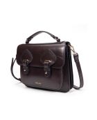 Eiffel Bag SYM bruine mogano leren boekentas - 22x18x10 cm