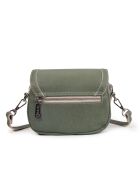 Adrielle groene leren schoudertas