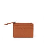 Porte-cartes/Porte-monnaie en Cuir Anyssa SA camel - 10,5x7,5x0,2 cm