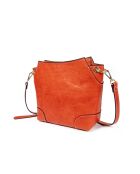 Borsa a tracolla Tane A in pelle corallo - 18x17x8,5 cm