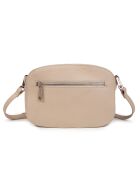Renee VC beige leren schoudertas - 23x14x8 cm