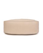 Renee VC beige leren schoudertas - 23x14x8 cm