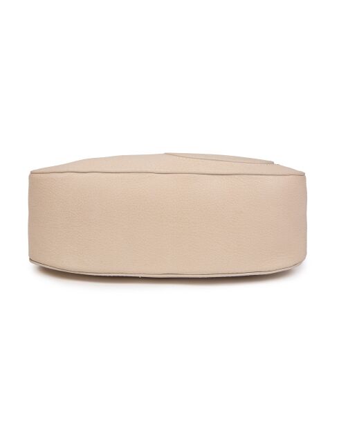 Renee VC beige leren schoudertas - 23x14x8 cm