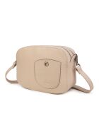 Renee VC beige leren schoudertas - 23x14x8 cm