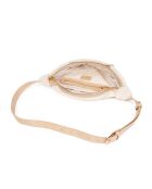 Beigefarbene Gürteltasche aus Leder - 20x12x6 cm