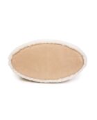 ST Tropez Fur beige Lederhandtasche - 28x25x14 cm