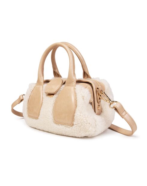 Pikasso Fur beige Handtasche - 22x12x9 cm
