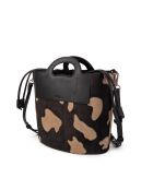 Bolso de mano ST Tropez Fur Leo de piel - 28x25x14 cm