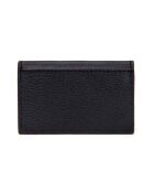 Tarjetero Miley G de piel negra - 10x6,2 cm