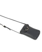 Custodia per telefono in pelle grigio scuro Zelie G - 11,5x17,5x1,5 cm