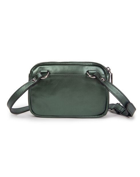 Hena Z jade leren schoudertas - 17,5x10x6 cm