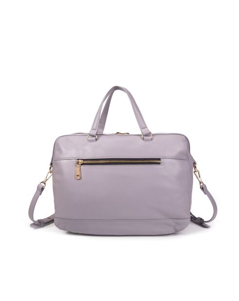 Fiona GL pebble leren boodschappentas - 34x22x13 cm