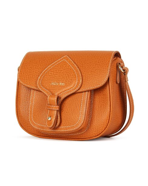Borsa a tracolla Petite Gibeciere Emelyne SA cognac - 15x14x7 cm