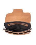 Natural Lisia VC Schultertasche aus Leder - 27x19x4 cm