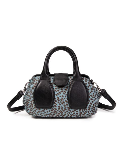 Pikasso Fur Leo blaue Handtasche - 22x12x9 cm