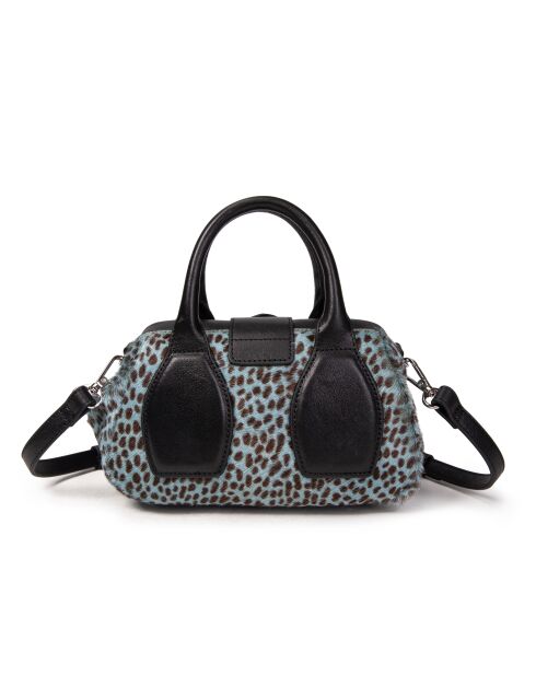 Pikasso Fur Leo blaue Handtasche - 22x12x9 cm