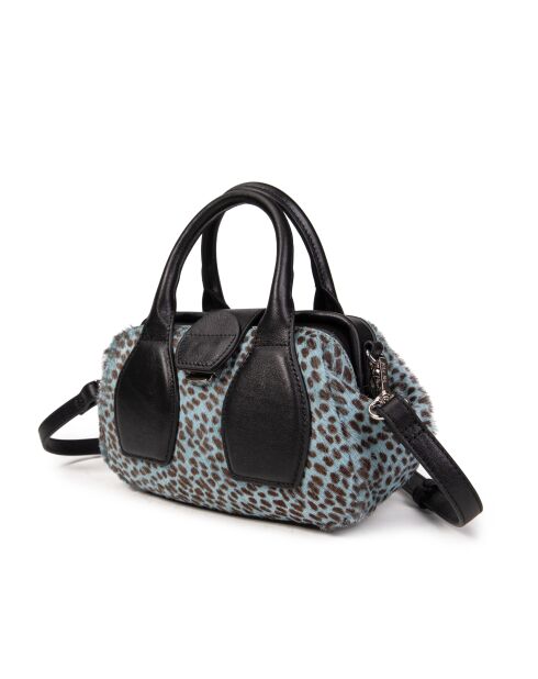 Pikasso Fur Leo blaue Handtasche - 22x12x9 cm